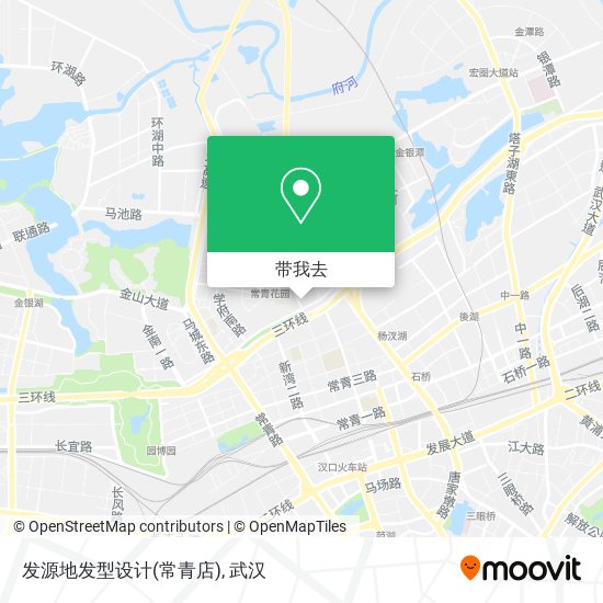 发源地发型设计(常青店)地图