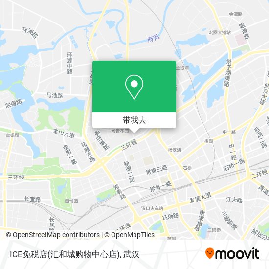 ICE免税店(汇和城购物中心店)地图