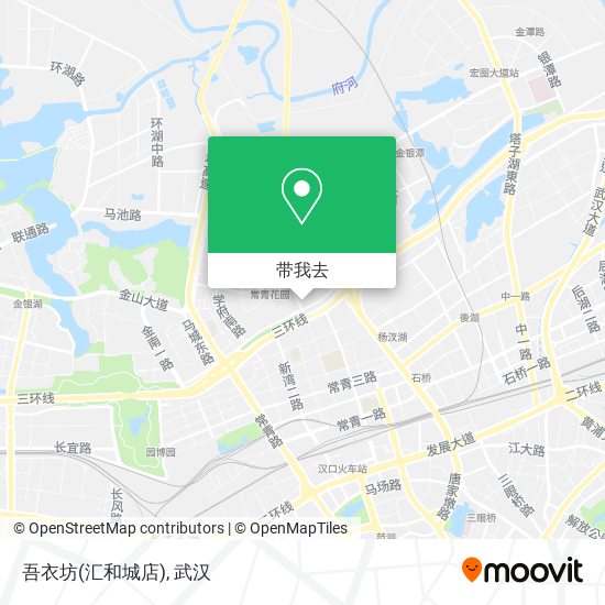 吾衣坊(汇和城店)地图