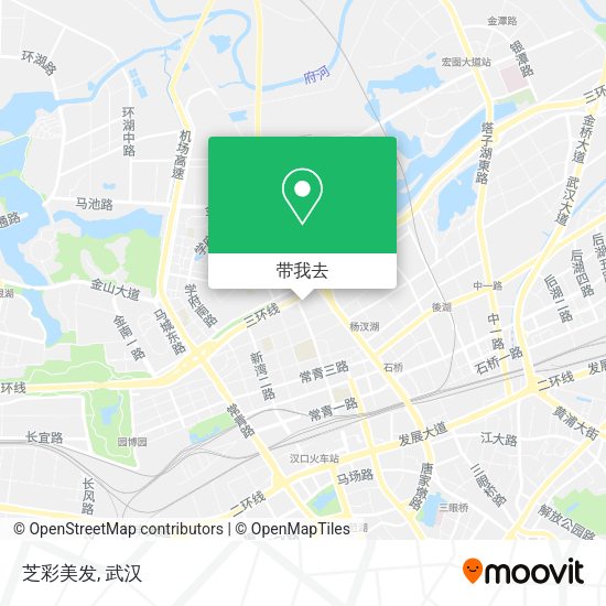 芝彩美发地图