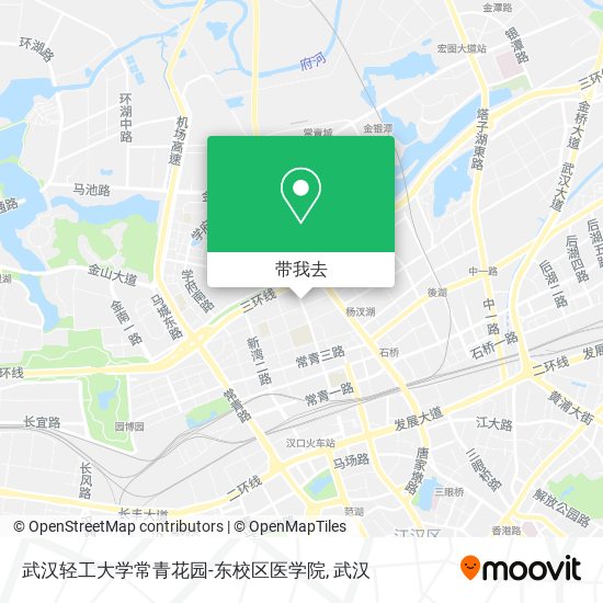 武汉轻工大学常青花园-东校区医学院地图