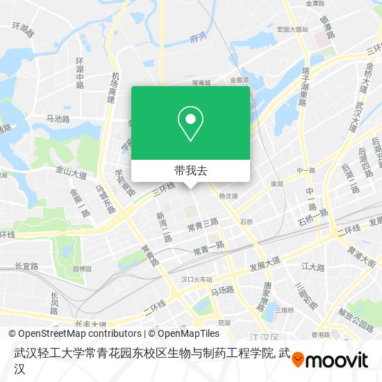 武汉轻工大学常青花园东校区生物与制药工程学院地图