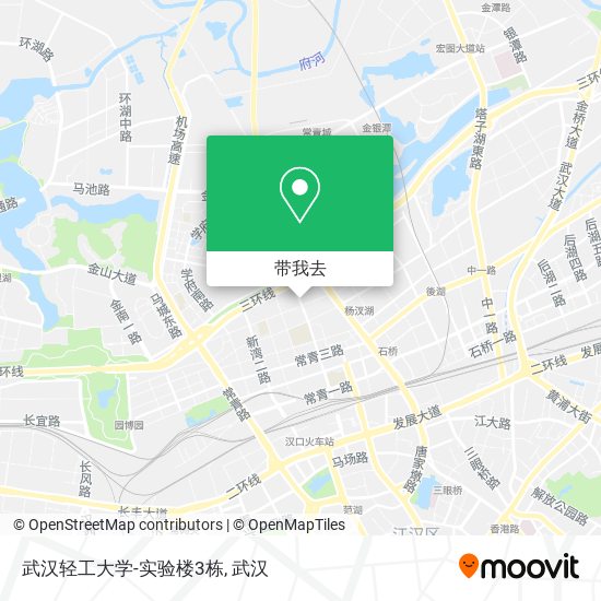 武汉轻工大学-实验楼3栋地图