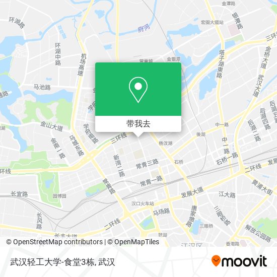 武汉轻工大学-食堂3栋地图