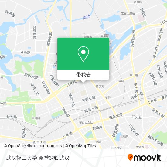 武汉轻工大学-食堂3栋地图