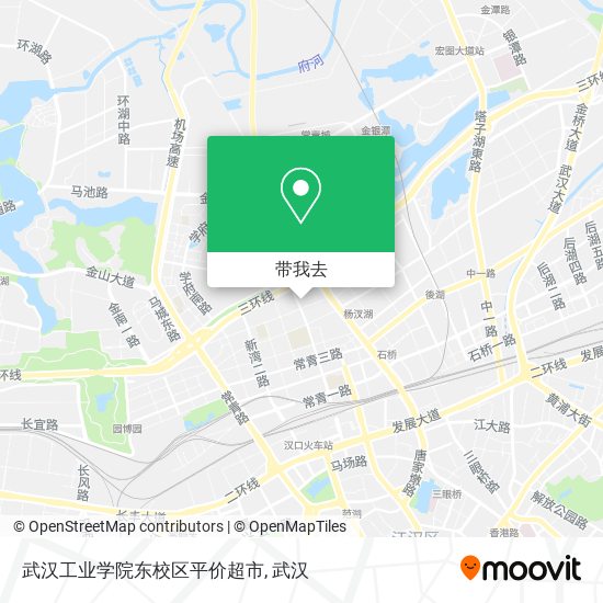武汉工业学院东校区平价超市地图
