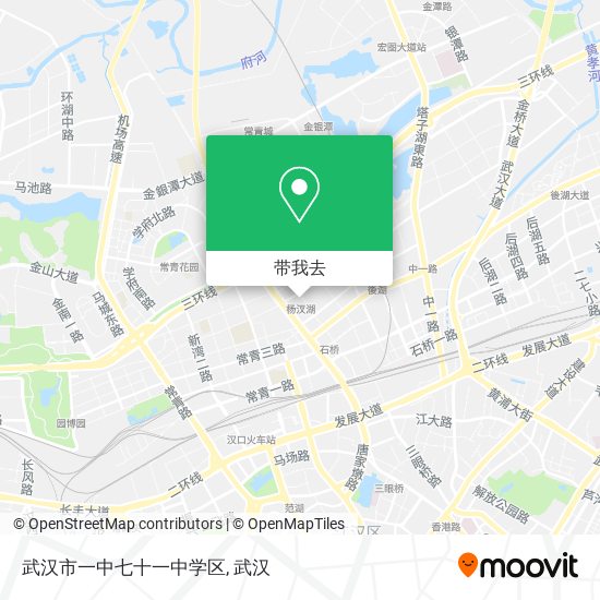 武汉市一中七十一中学区地图