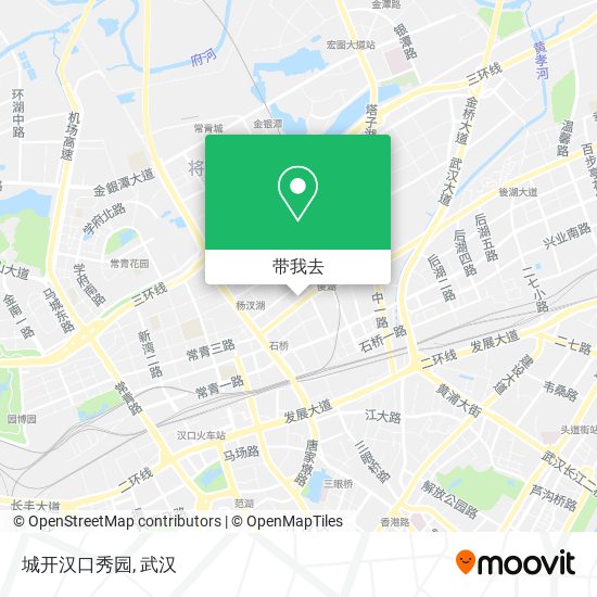 城开汉口秀园地图