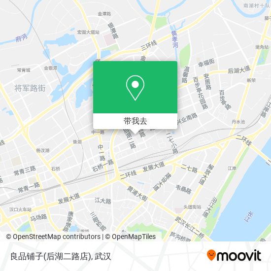 良品铺子(后湖二路店)地图