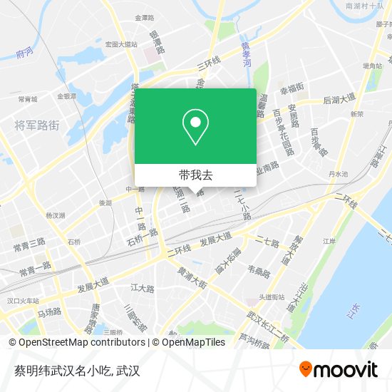 蔡明纬武汉名小吃地图