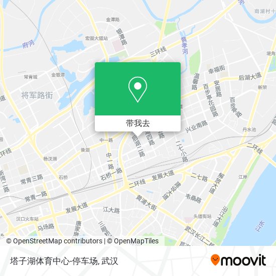 塔子湖体育中心-停车场地图