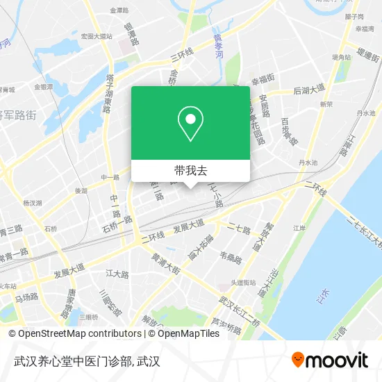 武汉养心堂中医门诊部地图