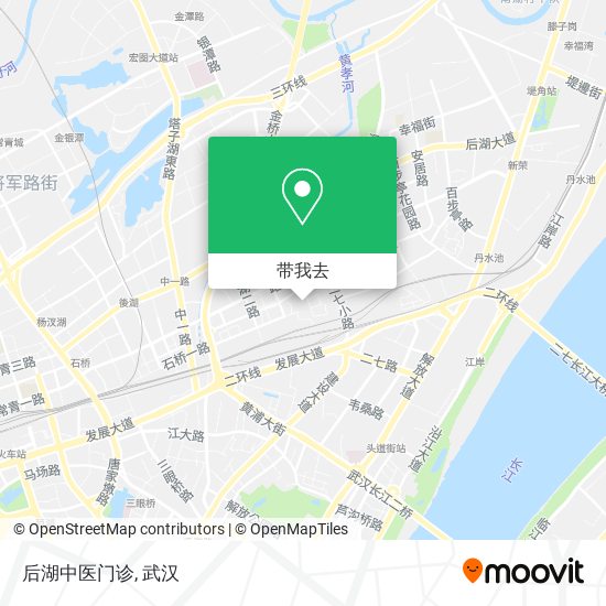 后湖中医门诊地图