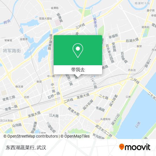 东西湖蔬菜行地图