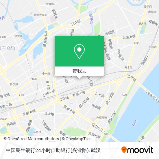 中国民生银行24小时自助银行(兴业路)地图