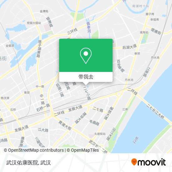 武汉佑康医院地图