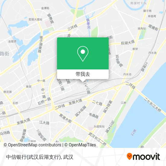 中信银行(武汉后湖支行)地图