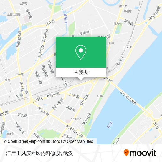 江岸王凤庆西医内科诊所地图