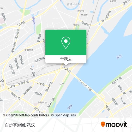 百步亭游园地图