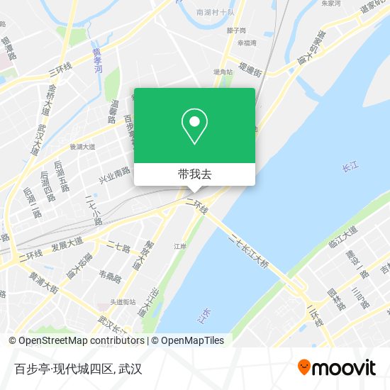 百步亭·现代城四区地图