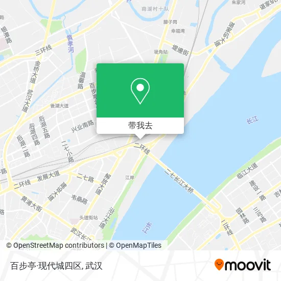 百步亭·现代城四区地图