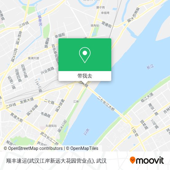 顺丰速运(武汉江岸新远大花园营业点)地图