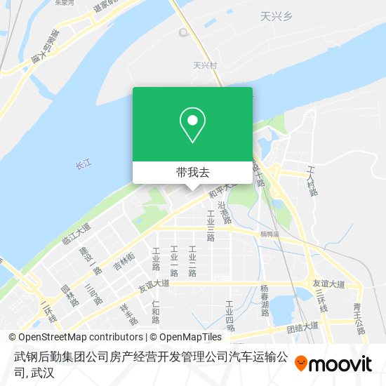 武钢后勤集团公司房产经营开发管理公司汽车运输公司地图