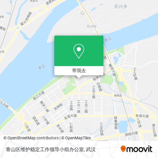 青山区维护稳定工作领导小组办公室地图