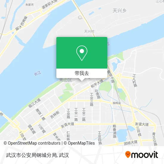 武汉市公安局钢城分局地图