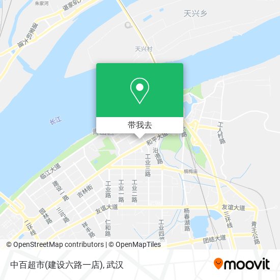 中百超市(建设六路一店)地图