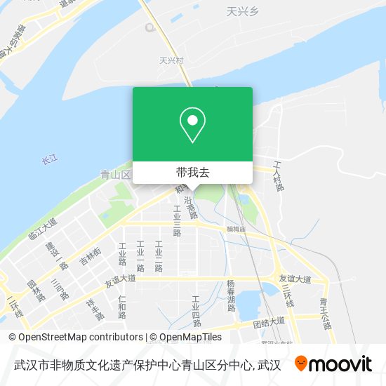 武汉市非物质文化遗产保护中心青山区分中心地图