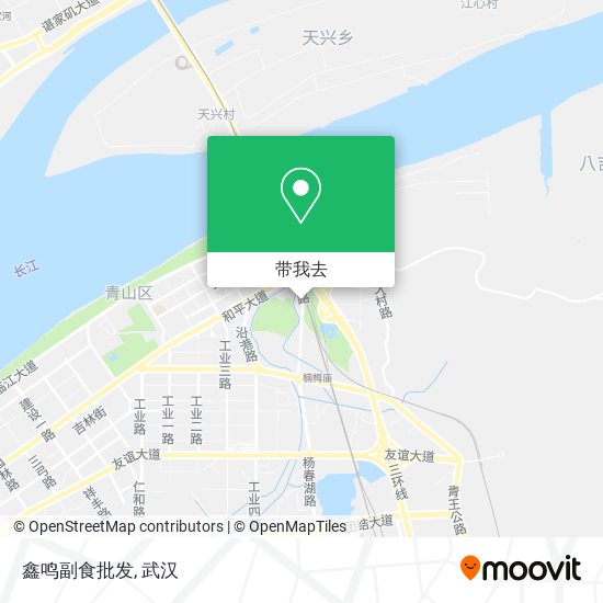 鑫鸣副食批发地图