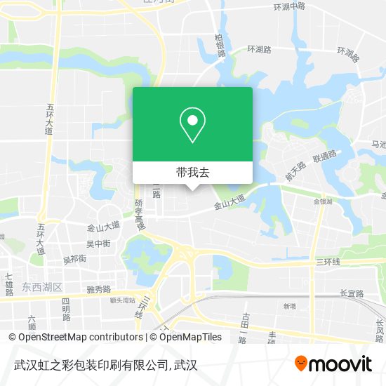 武汉虹之彩包装印刷有限公司地图