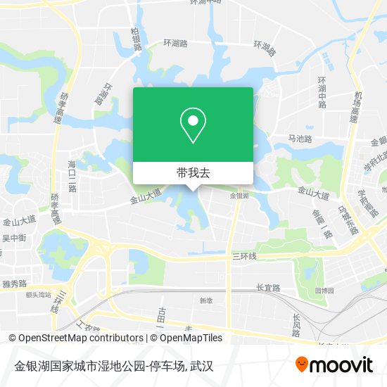 金银湖国家城市湿地公园-停车场地图