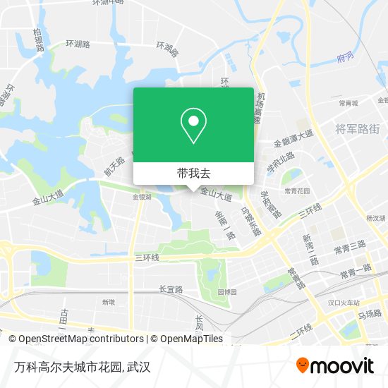 万科高尔夫城市花园地图