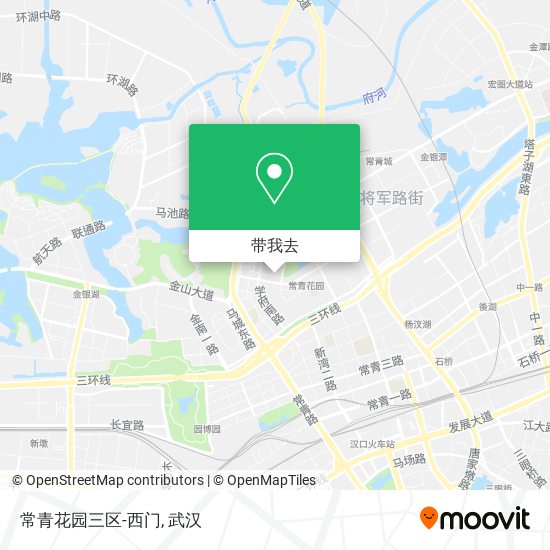常青花园三区-西门地图