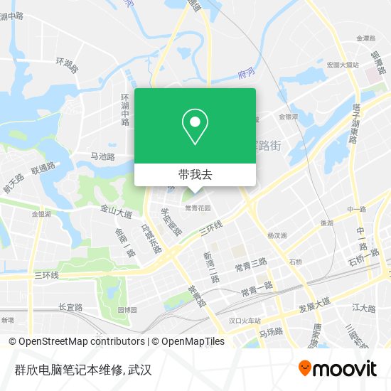 群欣电脑笔记本维修地图