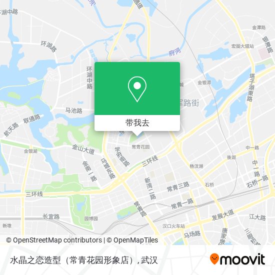 水晶之恋造型（常青花园形象店）地图