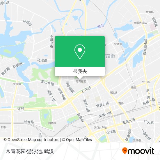 常青花园-游泳池地图