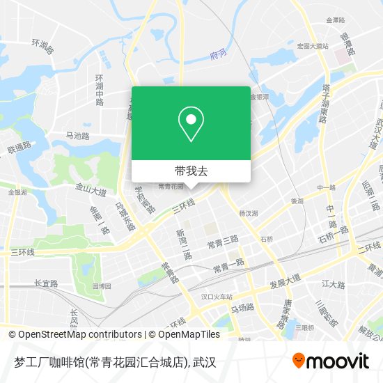 梦工厂咖啡馆(常青花园汇合城店)地图