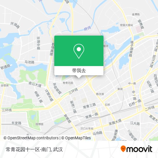 常青花园十一区-南门地图