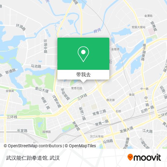 武汉能仁跆拳道馆地图