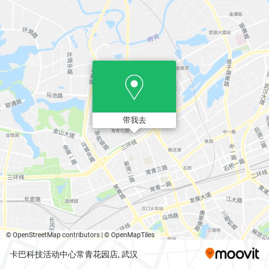 卡巴科技活动中心常青花园店地图
