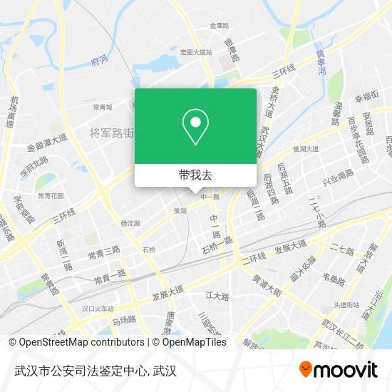 武汉市公安司法鉴定中心地图