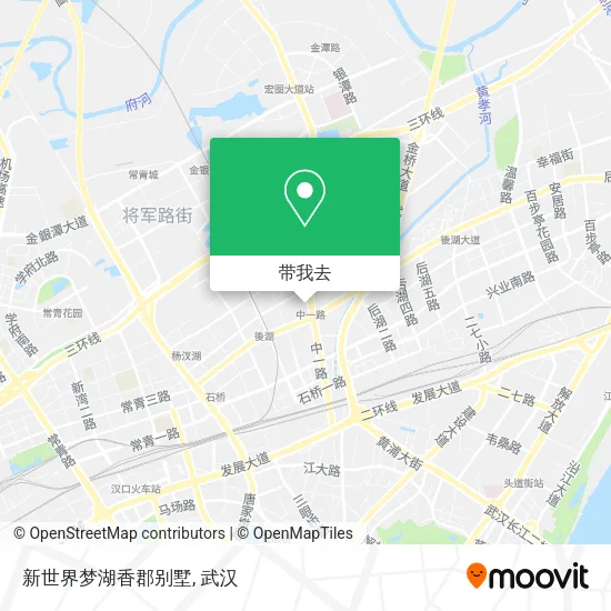 新世界梦湖香郡别墅地图