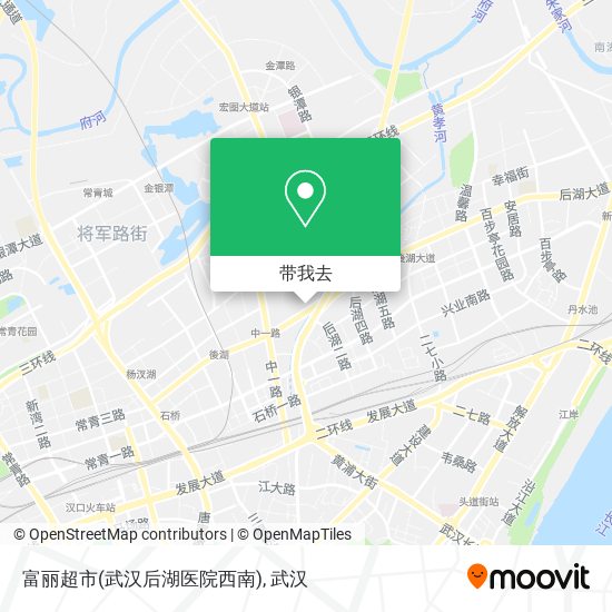 富丽超市(武汉后湖医院西南)地图