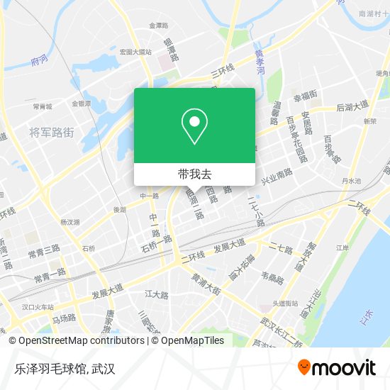 乐泽羽毛球馆地图