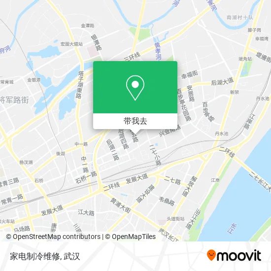 家电制冷维修地图