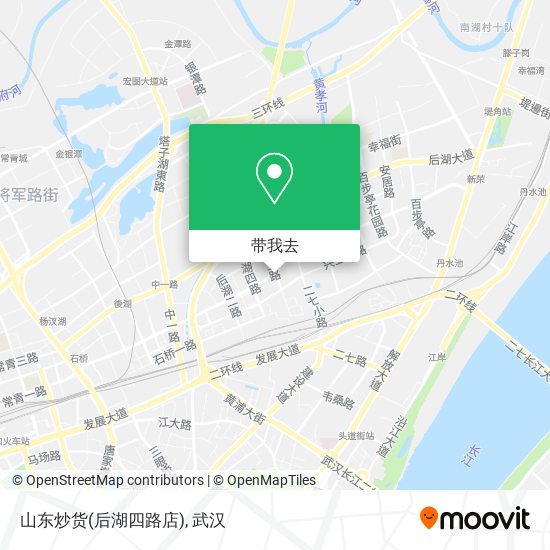 山东炒货(后湖四路店)地图