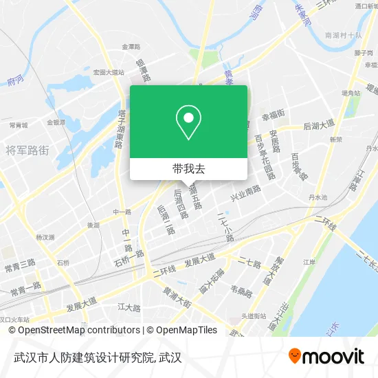 武汉市人防建筑设计研究院地图